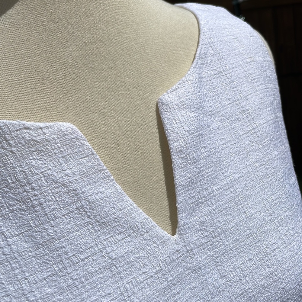 Talbots Textured Colorblock Sheath Dress - Picture 5 of 12